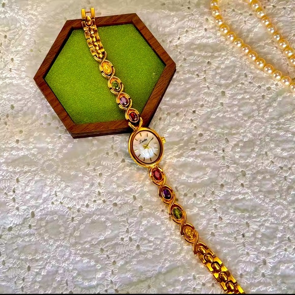 Rainbow Gem Watch β Luxe Boho Charm women jewelry - Picture 6 of 14